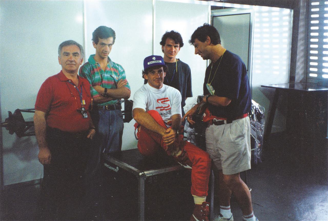 1993: The bond with Ayrton Senna left a lasting impression in the memories of the Camozzi family.